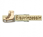 Glupperl mit einem handbemalten Schlittschuh weiß