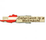 Glupperl mit der Karte Österreichs