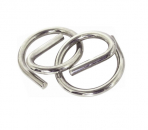 zwei verkeilte Ringe