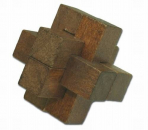 Holzpuzzle dunkle Barrikade klein