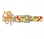 bedruckte Klammern mit einem naturbelassenen Tintenfisch