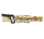 Wiesnglupperl einer handbemalten Pistole
