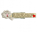 Wäscheklammer mit einer wunderschönen Palme