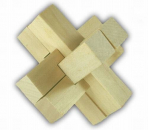 Holzpuzzle helle Barrikade gross