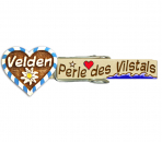 Glupperl mit schön bemalten Veldener Volksfestherz