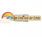 Glupperl mit einem Regenbogen