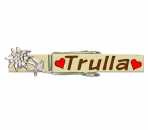 Glupperl und ein Metall Edelweiß mit Stiel