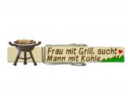 Frauenglupperl mit einem genial bemalten Grill