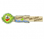 Wäscheklammer mit einer wunderschönen Palme