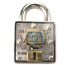 Trick-Klick-Schloss blau