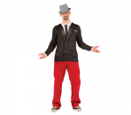 T-Shirt lang "schwarzer Anzug"