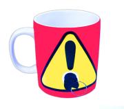 Tasse mit Stopsel