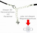 Lederhalsband schwarz