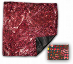 Zaubertuch rot glitzernd