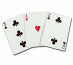 Straßenzauberei "die 3 Kartenmonte" Jumbo